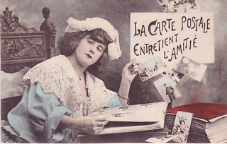 carte postale, vacances, old times, amitié