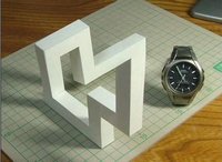 tordu, illusion, trucage