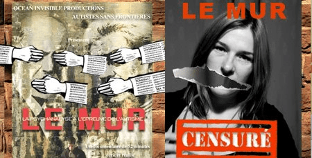 Le-mur-censure, Sphie Robert, Autistes sans frontières