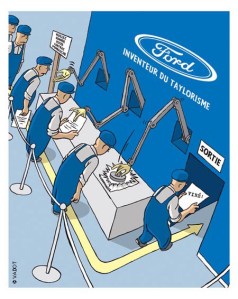 taylorisme, travail a la chaine