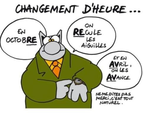 changement d'heure