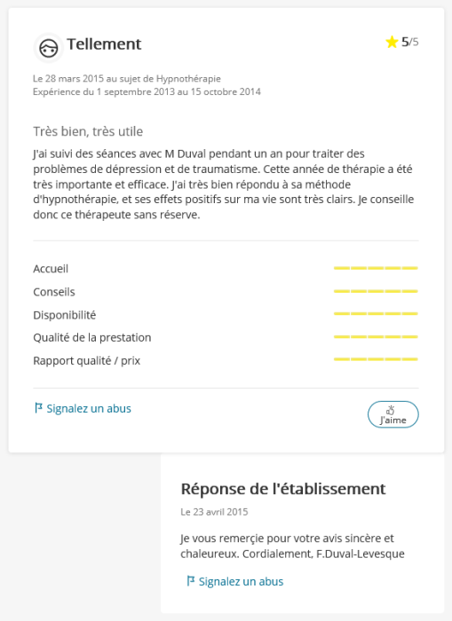 F. Duval-Levesque,psychopraticien,hypnose,coach,mal-être,anxiété,angoisse,addiction,traumatisme,peur,tabac,phobie,souffrance,stress,burnout,PNL,téléséance,téléconsultation,avis,témoignage