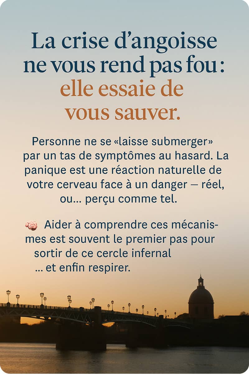 Votre crise d'angoisse ne vous rend pas fou : elle essaie de vous sauver !  | Librez-Vous de vos Angoisses, Addictions, et Burnout